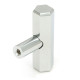 Polished Chrome Kahlo T Bar Cabinet Knob