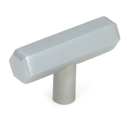 Satin Chrome Kahlo T Bar Cabinet Knob