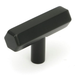 Matt Black Kahlo T Bar Cabinet Knob