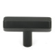 Matt Black Kahlo T Bar Cabinet Knob