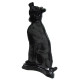 Black Terrier Dog Door Stop