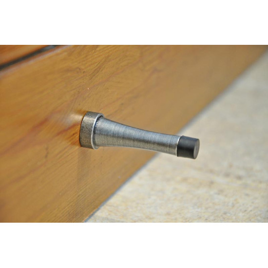 Blacksmith Pewter Patina Projection Door Stop