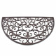 Heart Scroll Semi-Circle Doormat