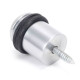 Period Floor Mounted Door Stop - Satin Chrome