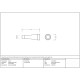 Projection Door Stop - Satin Marine Stainless Steel
