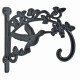 Hummingbird Cast Iron Hanging Basket Bracket