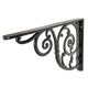Swirl Cast Iron Bracket
