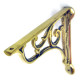 Brass Oblique Shelf Bracket