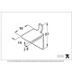 Double Stud for Flat Bookcase Strip