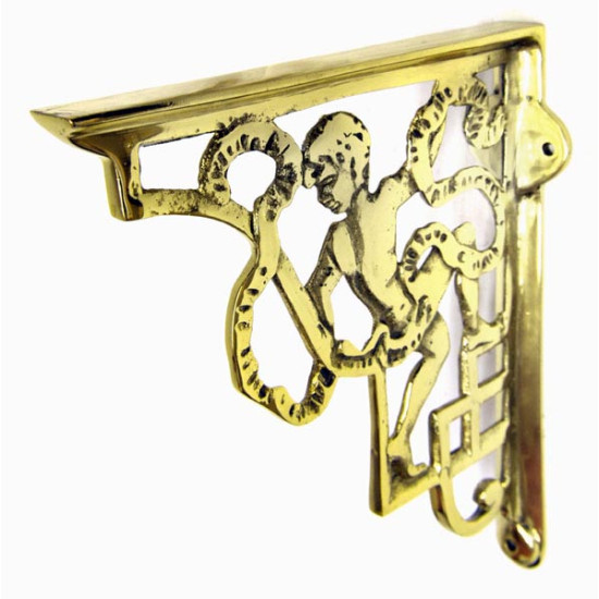 Brass Cherub Bracket