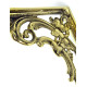 Brass Victorian Scroll Leaf Bracket