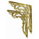 Brass Victorian Scroll Leaf Bracket