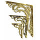 Brass Victorian Scroll Leaf Bracket