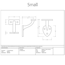 Blacksmith Beeswax Handrail Bracket