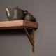 Aged Brass Chalfont Shelf Bracket