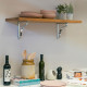 Polished Chrome Abingdon Shelf Bracket