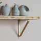 Satin Brass Barton Shelf Bracket