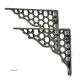 Honeycomb Cast Iron Shelf Bracket