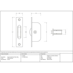 Polished Bronze Sash Window Pulley