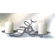 Hand Forged Double Table Candle Holder