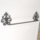 Intricate Fleur De Lys Towel Rail