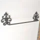 Intricate Fleur De Lys Towel Rail