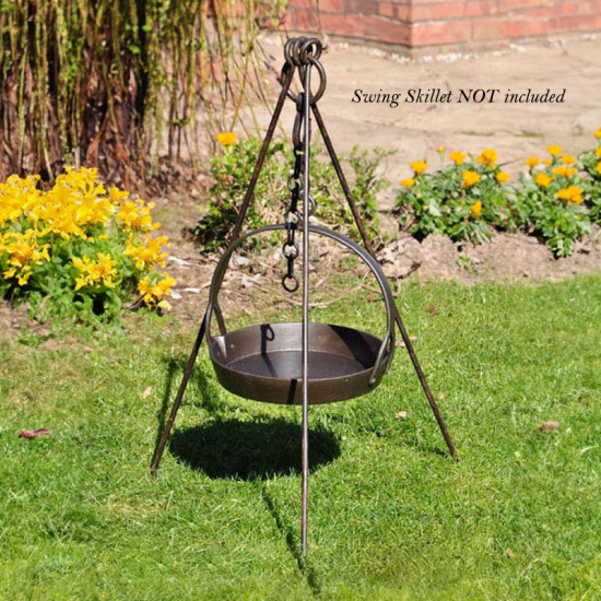 Cooking Tripod with Chain - Kadai