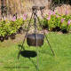 Cooking Tripod with Chain - Kadai