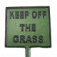 Square Keep Off The Grass Spike