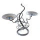 Hand Forged Double Tangle Candle Holder