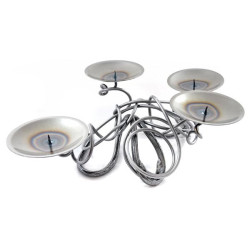 Hand Forged Quad Table Candle Holder
