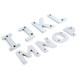 Polished Chrome Letters/House Numbers
