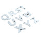 Polished Chrome Letters/House Numbers