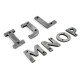 Antique Pewter Letters/House Numbers