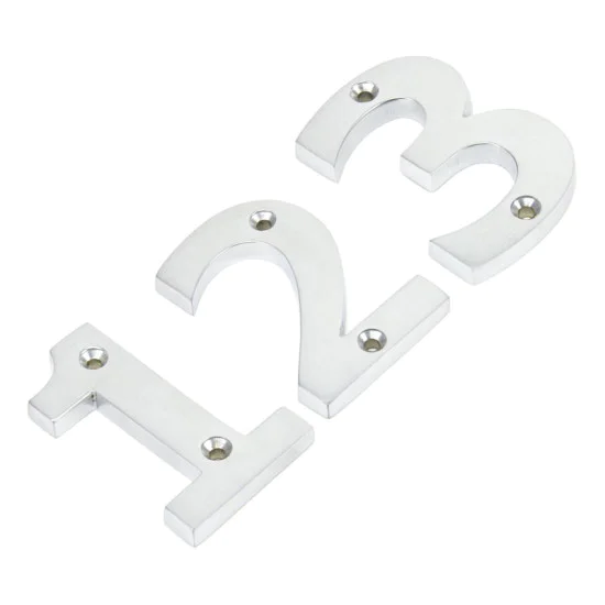 Satin Chrome Letters/House Numbers