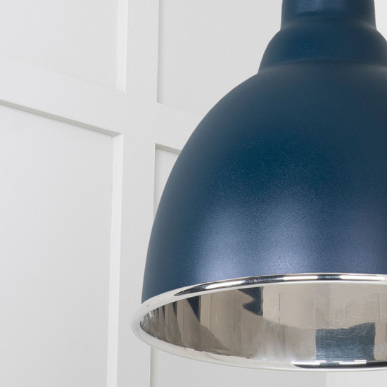 Smooth Nickel Brindley Pendant in Dusk