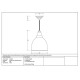 Smooth Nickel Brindley Pendant in Dusk