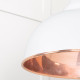 Smooth Copper Harborne Pendant in Flock