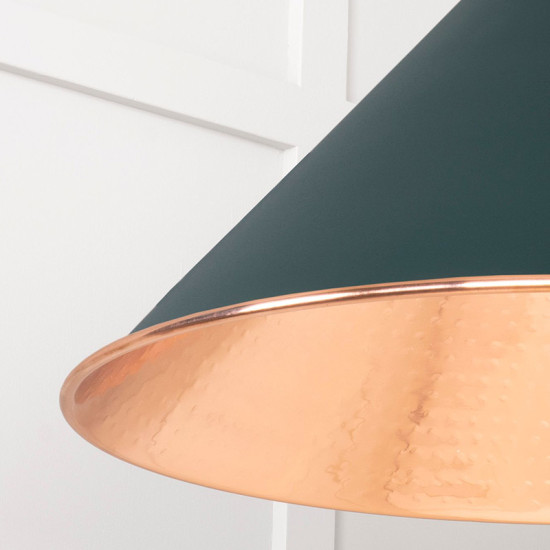 Hammered Copper Hockley Pendant in Dingle