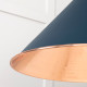 Hammered Copper Hockley Pendant in Dusk