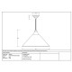 Smooth Nickel Hockley Pendant in Dusk