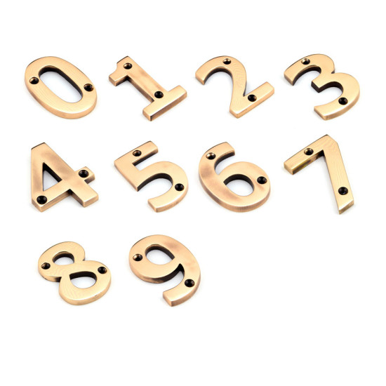 Polished Bronze Letters/House Numbers