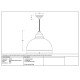 Smooth Nickel Harborne Pendant in Heath