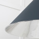Smooth Nickel Hockley Pendant in Soot
