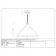 Smooth Nickel Hockley Pendant in Soot