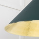 Hammered Brass Hockley Pendant in Dingle