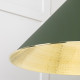 Hammered Brass Hockley Pendant in Heath