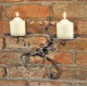 Hand Forged Double Tangle Wall Sconce