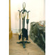 Elegance Fireside Companion Set with Brass Finials