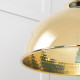 Hammered Brass Harborne Pendant